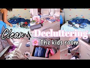 LET'S CLEAN TOGETHER | ORGANIZING THE KIDS ROOM | CLEAN WITH ME