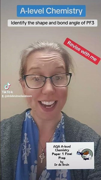 what is the bond angle in PF3? #alevel #chemistry #revision