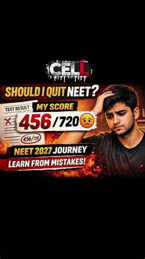 Day 8 NEET 2027 Dropper Journey | 456/720 Score Motivation #neet #neetdropper #alakhsir