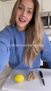 14K views · 169 reactions | Lemon ginger water prep!  #healthyrecipes #healthy #morningroutine | Calla’s Clean Eats | Facebook