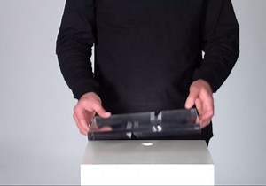 Alice Lane Lucite Galerie Book Display Stand – Elegant Acrylic Book Holder for Coffee Table Books, Magazines & Art Displays – Decorative Clear Book Stand for Home & Office Décor - Blush