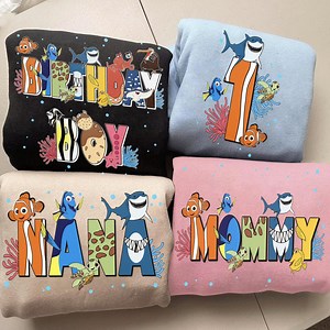 Custom Name Finding Nemo Themed Shirt, Personalized Finding Nemo Family Matching Tee, Disney Family Matching Trip Outfits - Etsy