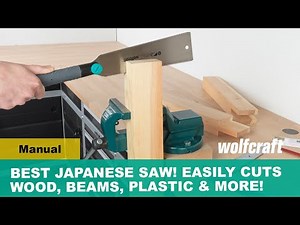 Best Japanese Saw! Easily Cuts Wood, Beams, Baseboards, Plastic Pipes & More!
