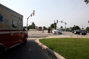 Saturday Crash Blocks Road