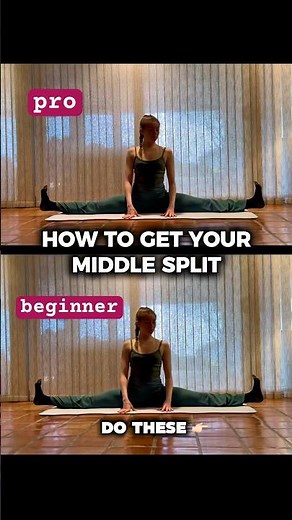 Middle Split Made EASY - 5 Exercises You NEED to Try!🔥 #flexibility #stretching #contortion #shorts