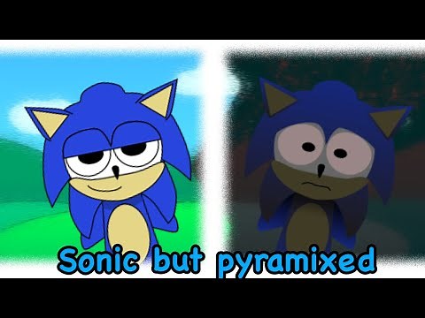 My sprunki pyramixed oc: Sonic