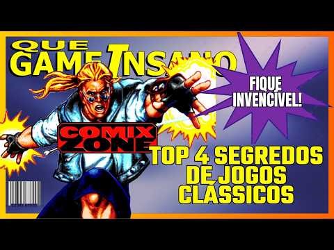 SEGREDOS REVELADOS - JOGOS RETRÔ: Códigos para Comix Zone, Earthworm Jim e mais!