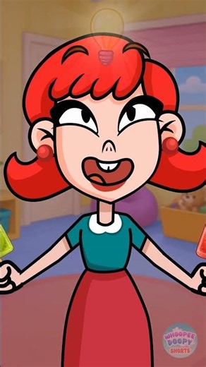 Two Ice Cream Flavors, One Smart Mom! 🍓🥝🍦 #kids #cartoons