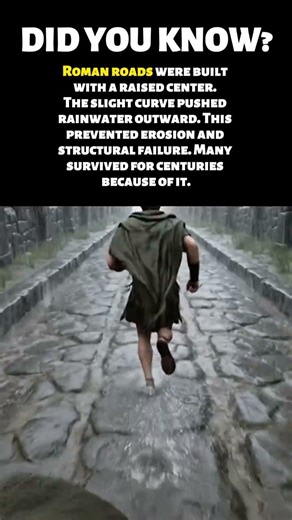 Why Roman Roads Lasted Centuries #HistoryShorts #RomanEngineering #POVHistory #HiddenHistory