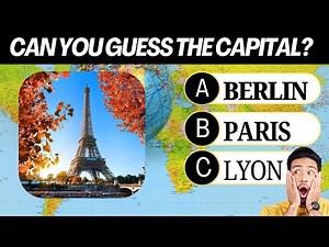 🌍 Can You Guess These 50 Country Capitals? 🧠📍 | Ultimate Geography Quiz Challenge!