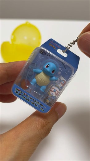 【Pokémon Gachapon】Incredible quality! Plamo-style Miniature Charm with Squirtle! 🐢 #shorts