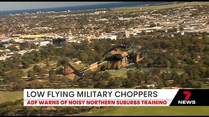 Low-flying military aircraft will be seen and heard over the northern suburbs next week. 7NEWS Adelaide at 6pm | www.7NEWS.com.au #7NEWS | 7NEWS Adelaide