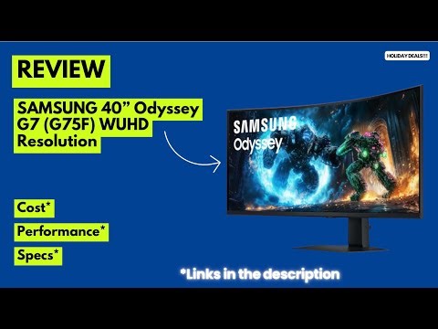 Samsung 40” Odyssey G7 Review (2025) | 180Hz Ultrawide WUHD, HDR 600 Gaming Beast