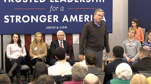 Jeb Bush Asks N.H. Audience to 'Please Clap'