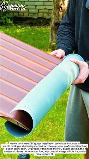 Brilliant Gutter Installation Hack for a Perfect Roof Drainage System! 🏠💧