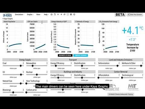 Walkthrough of the En-ROADS Climate Solutions Simulator