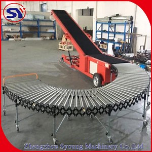 [Hot Item] Powered Motorised Belt Conveyor System for Loading&Unloading Van Truck Container