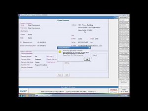 Lesson 4 - Managing Companies in BUSY