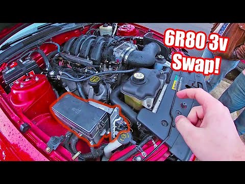 2008 Ford Mustang GT 6R80 Swap Guide - US Shift Quick 6 Install! | Part 2