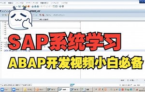 零基础学习SAP系统，SAP ABAP开发视频小白必备1
