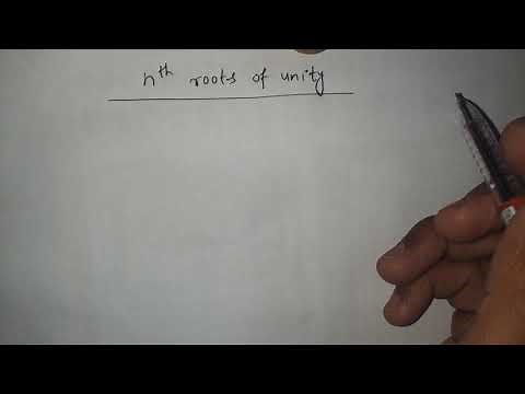 nth roots of unity.sum of nth roots of unity is zero proof.