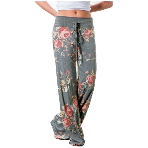 iniber Women's Comfy Pajama Pants Casual Lounge Pant Wide Leg Palazzo Stretch Drawstring Bottoms