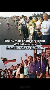 2 Million People Held Hands Across Three Countries to End Soviet Occupation It Worked #balticway