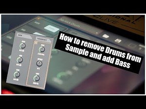 How to Remove Drums From Sample and Add Bass (Plus Automate Filters) MPC Tutorial