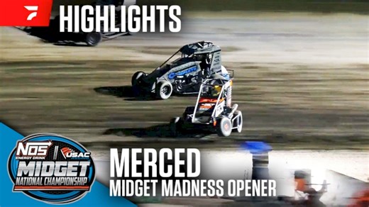 Highlights | 2024 USAC Midget Madness Opener at Merced Speedway