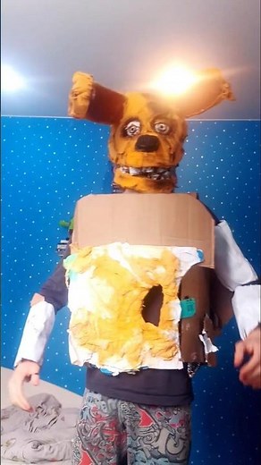 REAL SPRING LOCK!! spting bonnie cosplay tutotial! spring trap fnag short #shorts #fnaf #cosplay