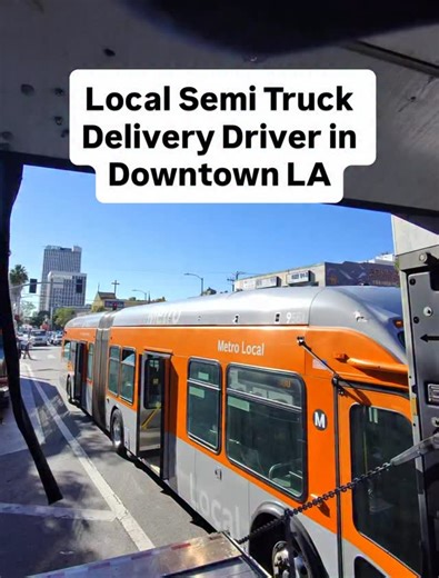 POV Trucker on Instagram: "Number 1 fear of mine is city drivers 🤦🏽‍♂️ #pov #truck #delivery #explore #losangeles"