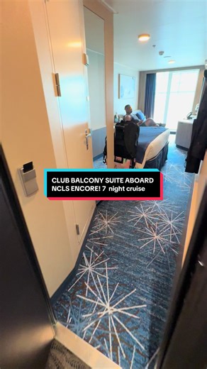 Club balcony suite aboard NORWEGIAN ENCORE ! 🛳️ #cruise #norwegian #miami #caribbean #NCL