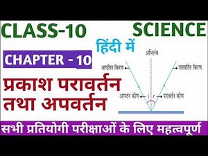 Class 10th science chapter 10 hindi|प्रकाश परावर्तन तथा अपवर्तन|Science class 10 lesson10|UPSC NCERT