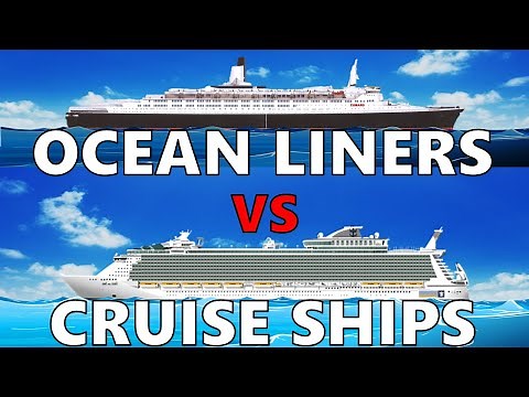 The Difference Between Ocean Liners and Cruise Ships
