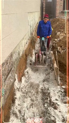 Hand-Held Rammer Compaction Process#craft #youtubeshorts