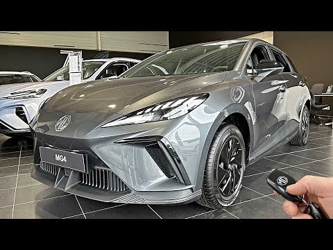 New MG4 Electric Standard (51 kWh) 2023 | Visual Review, Exterior, Interior, Boot & Infotainment