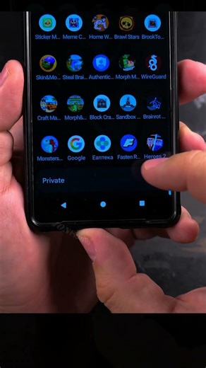 Android How to Access Private Space
