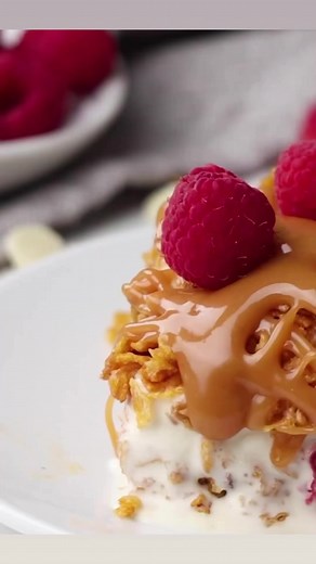 9.6K views · 40 reactions | Currently dreaming about raspberry fried ice cream ❣️ #raspberryfriedicecream #raspberryicecream #friedicecream #colddesserts #fruitydessert #yummyforthefamily #everybodywantsmore | Favorite Family Recipes | Facebook