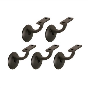 Jumbo Zinc Handrail Bracket in Oil-Rubbed Bronze, 5-Pack