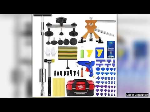 Super PDR Complete Paintless Dent Removal Tools Set Reusable PDR Dent Puller Kit with Aluminum Dent