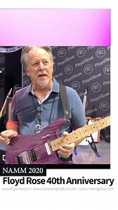 1.2K views · 59 reactions | Check out our Winter NAMM highlights video featuring Floyd Rose and booth coverage!  by @pagliassotto_usa #floydrose #speedguideguitar #40thanniversary #railtale #guitarparts #frx #namm2020 #stonetone | "Official" Floyd Rose | Facebook