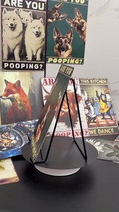 Metal Sign Border Collie Are You Pooping Sign Vintage Funny Sign Retro Aluminum Tin Signs for Home Farm Garden Bar Bathroom Kitchen 12x16 Inches(166B)