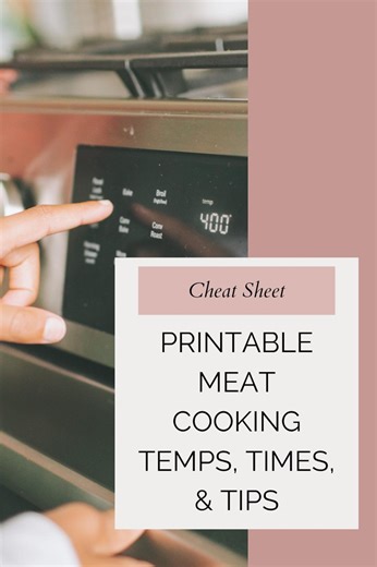 Complete Oven Meat Cooking Guide: Temps, Times & Tips - Etsy