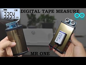 make digital tape measure at home with arduino #diy