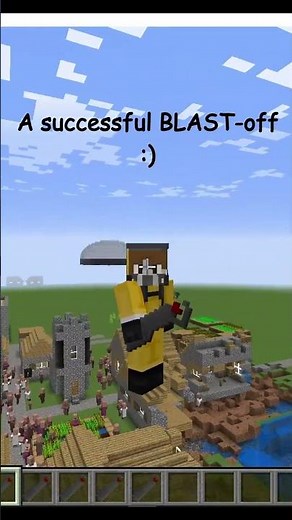Villager Space Program - Gone Perfectly Right :)