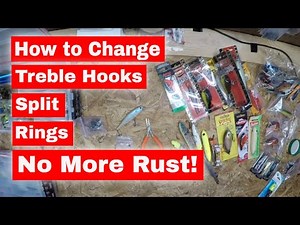 Split Ring Pliers: How To Change Treble Hooks and Split Rings with Split Ring Pliers to Prevent Rust
