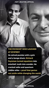 Richard Feynman — The Physicist Who Played the Bongos #Science #TheFactReactor #YouTubeShorts