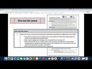 K-2 Knowledge Lesson Internalization