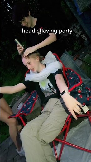 Head Shaving Party Enjoy My Family And Fruends