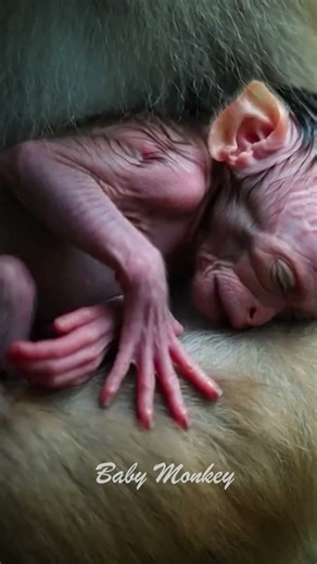 #naturemiracle #animallife #animal #newbornmonkey #monkey #wildlife #mothermonkey #funny #cute
